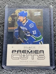 2008-09 UD Black Diamond Premier Die-Cut #PDC17 Henrik Sedin Canucks